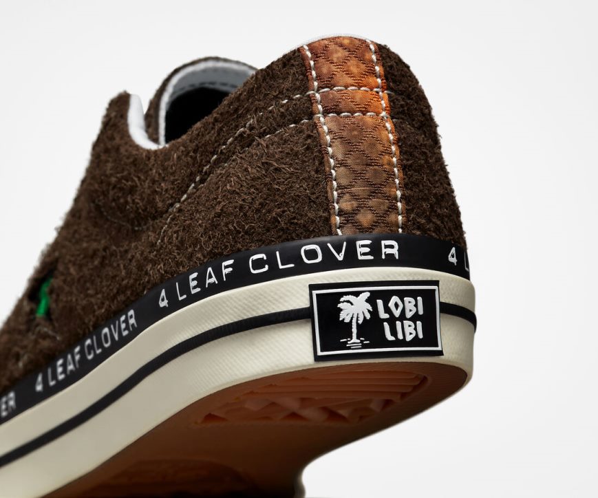 Men's Converse x Patta Four-Leaf Clover One Star Pro Low Top Shoes Olive / White | AU 59301E